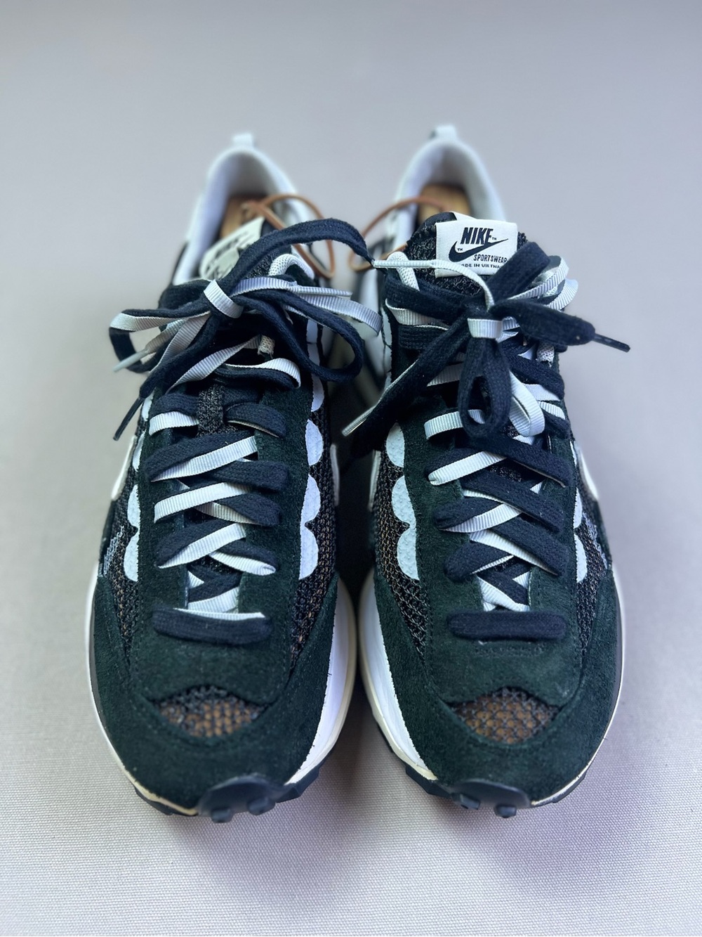 Sacai x Nike VaporWaffle Black White - size 9